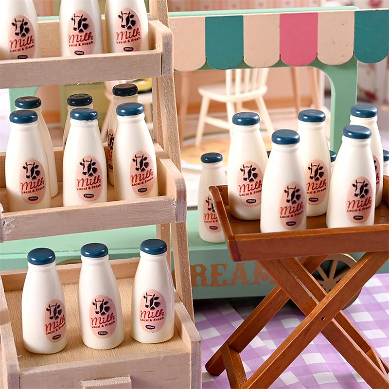 Miniature Food Model Toy Milk  - Kids Outdoor Kitchen Set 评论和价格