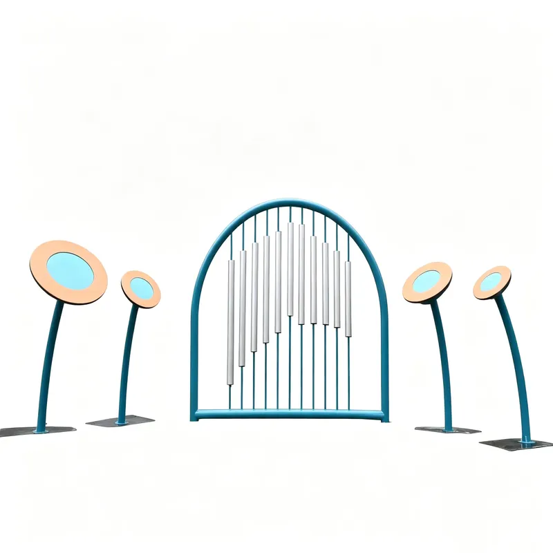 Outdoor Arched Metal Wind Chim - Kids Outdoor Instruments 评论和价格