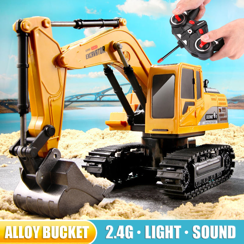 RC Excavator 2.4Ghz 6 Channel  - Kids Outdoor Digger 评论和价格