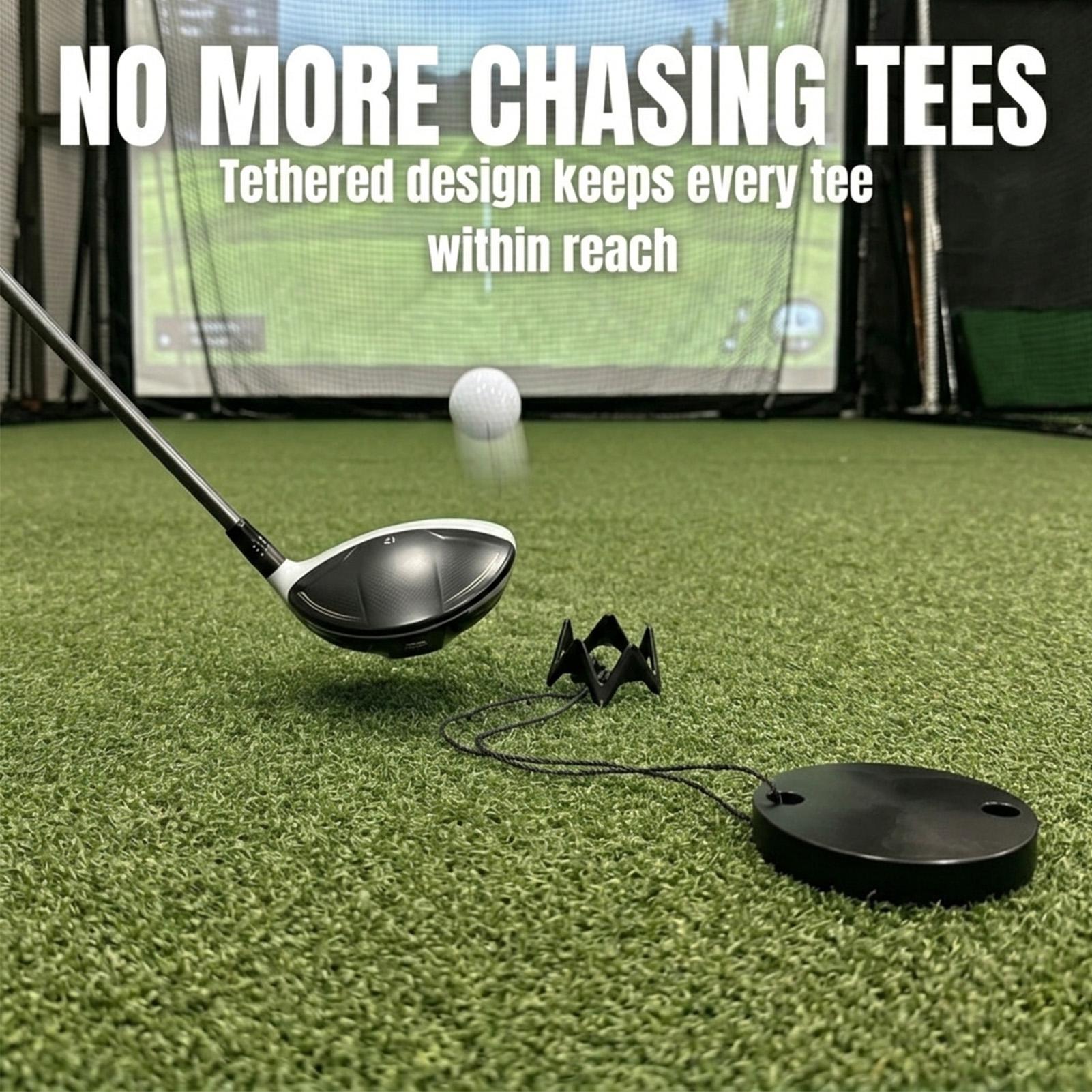 Golf Mat Tee Holder Kit Reusab - Kids Outdoor House Accessories 评论和价格